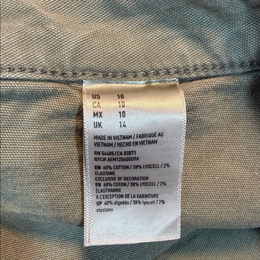 American Eagle Outfitters Olive Jean Shorts - Picture 3 of 7